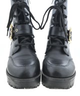 VERSACE JEANS COUTURE（ヴェルサーチジーンズ）ブーツ 黒 サイズ:38(24.5cm位) レディース/2200683716054