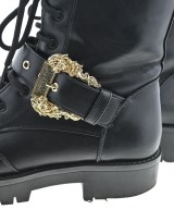 VERSACE JEANS COUTURE（ヴェルサーチジーンズ）ブーツ 黒 サイズ:38(24.5cm位) レディース/2200683716054