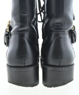 VERSACE JEANS COUTURE（ヴェルサーチジーンズ）ブーツ 黒 サイズ:38(24.5cm位) レディース/2200683716054