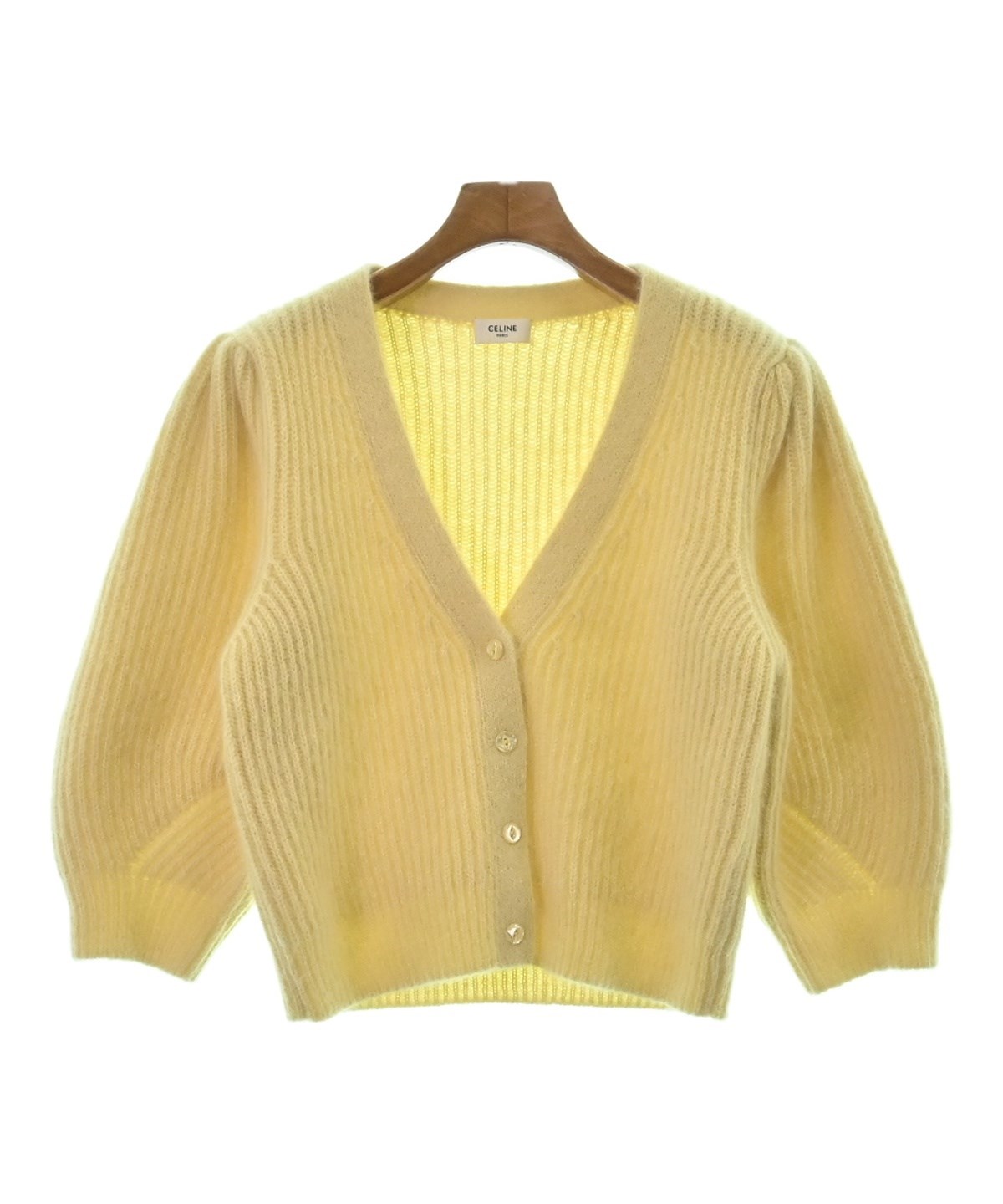 CELINE（セリーヌ）ニット・セーター 黄 サイズ:M レディース