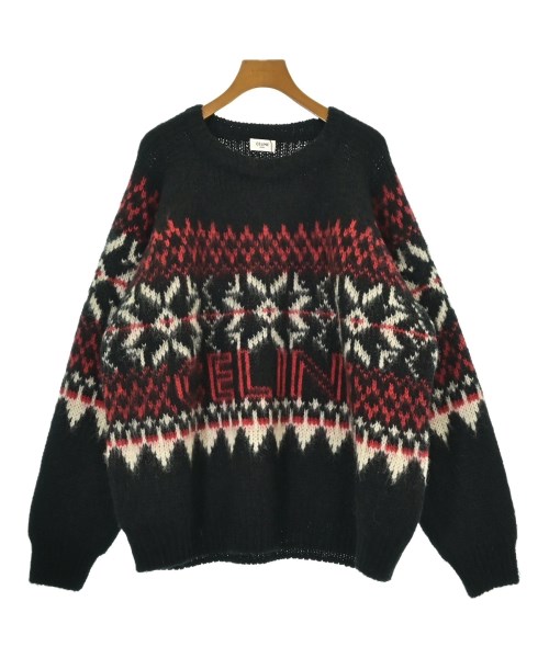 CELINE（セリーヌ）ニット・セーター 黒 サイズ:L メンズ/2200403989010
