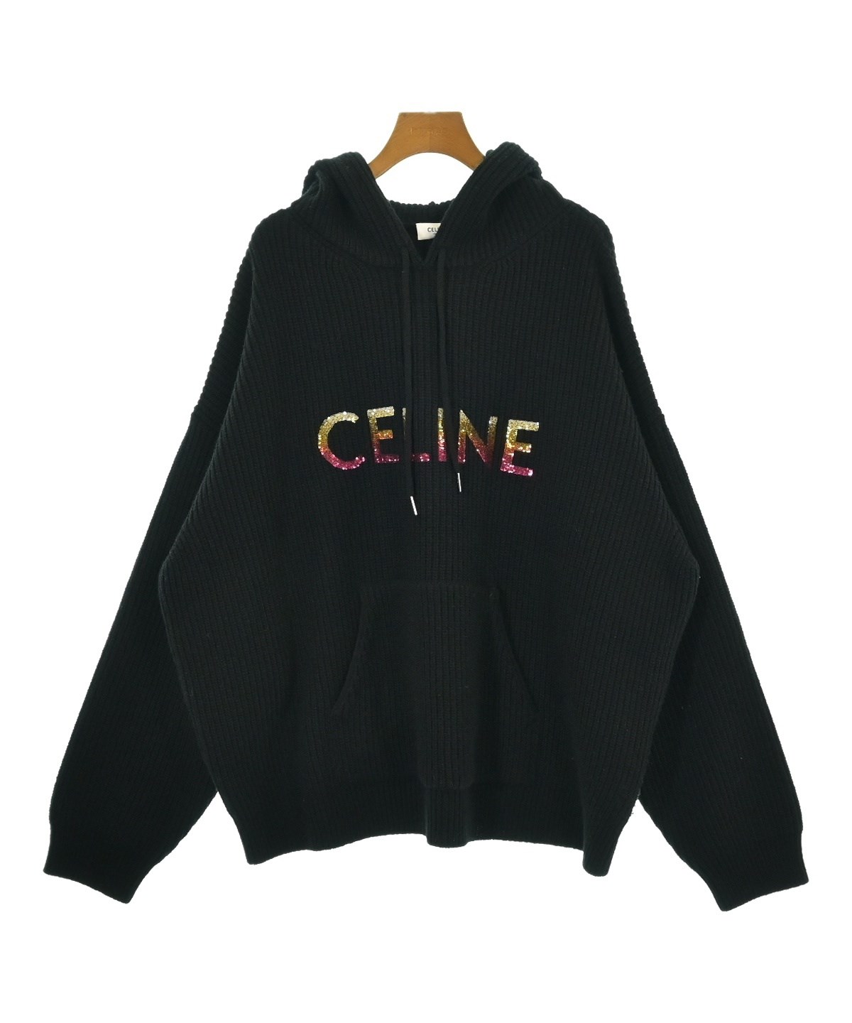 CELINE（セリーヌ）ニット・セーター 黒 サイズ:L メンズ
