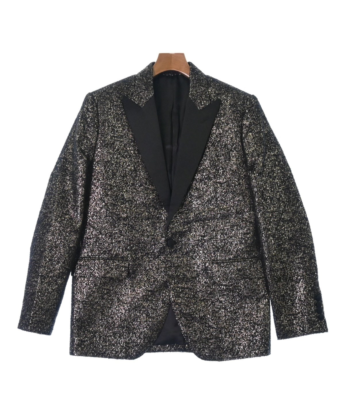 CELINE(セリーヌ)テーラードジャケット 黒 サイズ:46(M位) メンズ CELINE(セリーヌ)テーラードジャケット 黒 サイズ:46(M位) メンズ