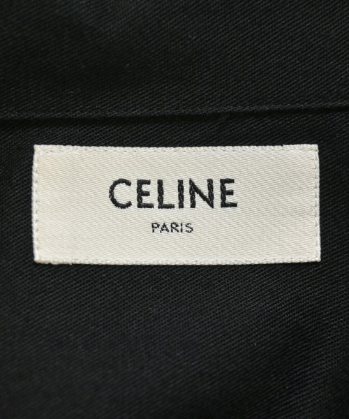 CELINE（セリーヌ）カジュアルシャツ 黒 サイズ:39(M位) メンズ/2200468539090