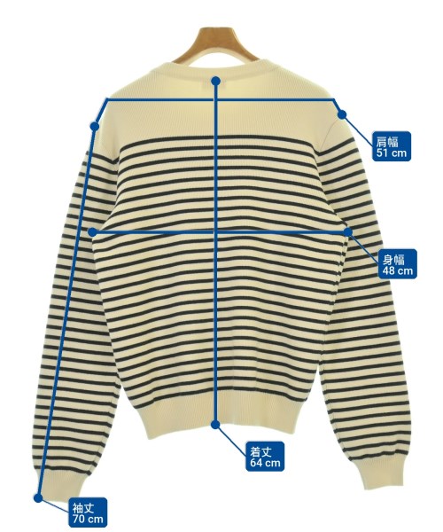 CELINE（セリーヌ）ニット・セーター 白 サイズ:XL メンズ/2200468539144