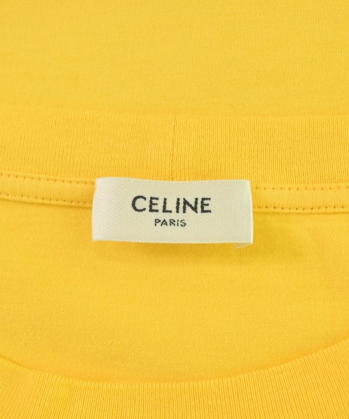 CELINE（セリーヌ）Tシャツ・カットソー 黄 サイズ:M メンズ/2200469448025