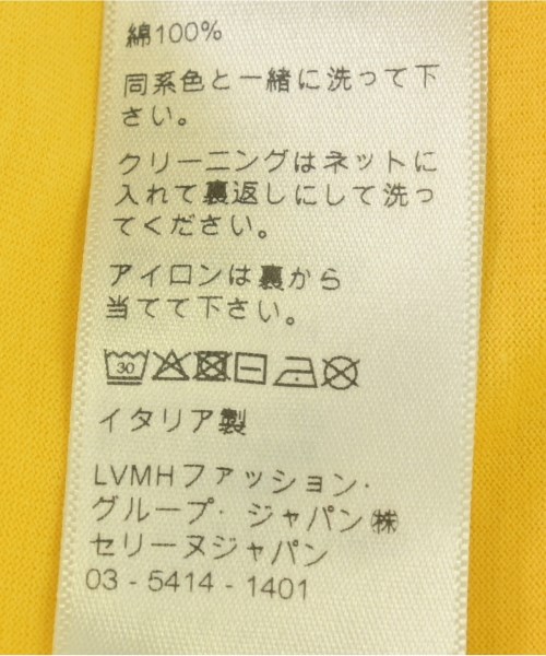 CELINE（セリーヌ）Tシャツ・カットソー 黄 サイズ:M メンズ/2200469448025