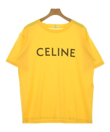 CELINE（セリーヌ）Tシャツ・カットソー 黄 サイズ:M メンズ
