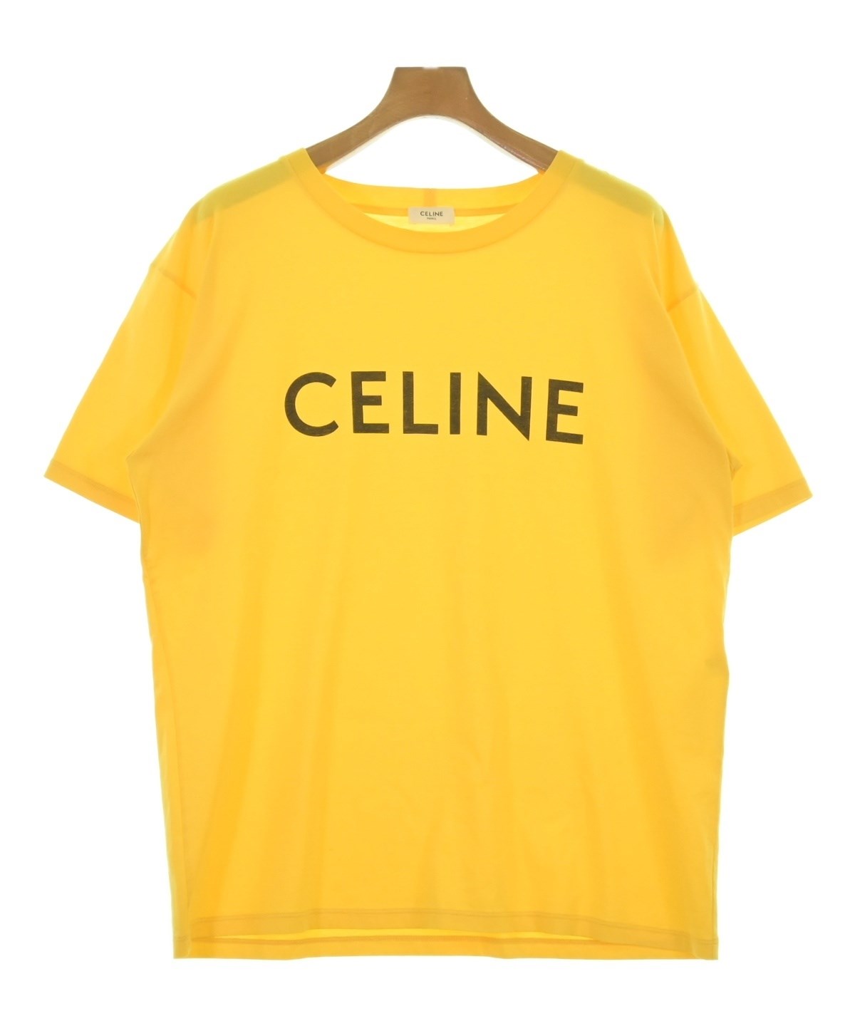 S*様 CELINE Tシャツ Mサイズ CELINE（セリーヌ）Tシャツ・カットソー 黄 サイズ:M メンズ