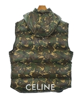 CELINE（セリーヌ）ダウンジャケット/ダウンベスト カーキ サイズ:50(XL位) メンズ/2200468561039