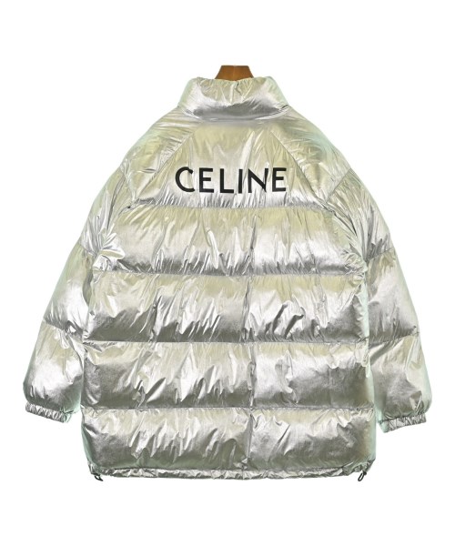 CELINE（セリーヌ）ダウンジャケット/ダウンベスト シルバー サイズ:50(XL位) メンズ/2200468561046