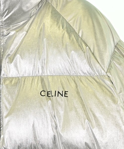 CELINE（セリーヌ）ダウンジャケット/ダウンベスト シルバー サイズ:50(XL位) メンズ/2200468561046