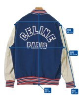 CELINE（セリーヌ）スタジャン 青 サイズ:34(XL位) メンズ/2200513120082