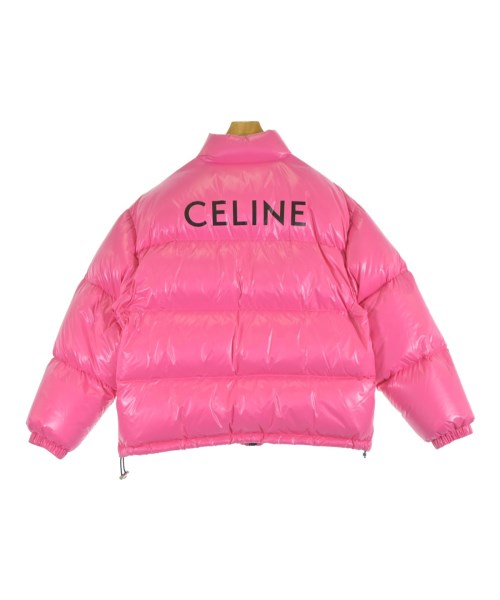 CELINE（セリーヌ）ダウンジャケット/ダウンベスト ピンク サイズ:44(S位) メンズ/2200513120099