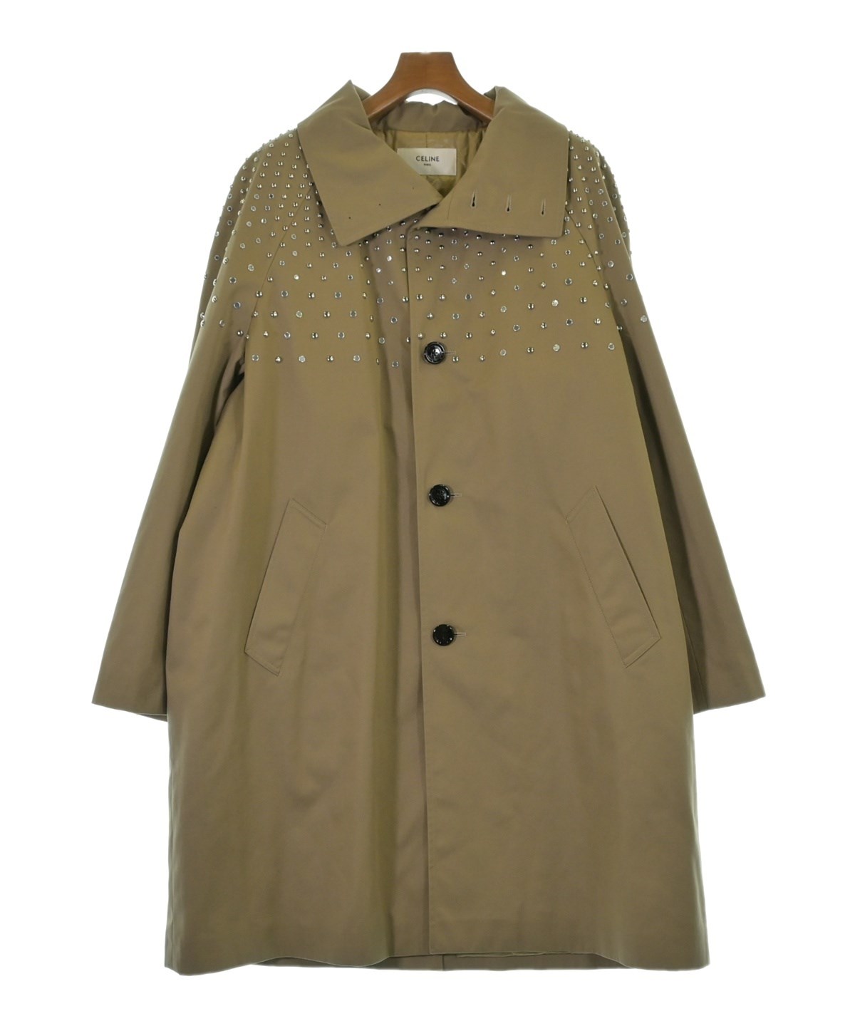 CELINE（セリーヌ）ステンカラーコート ベージュ サイズ:46(M位