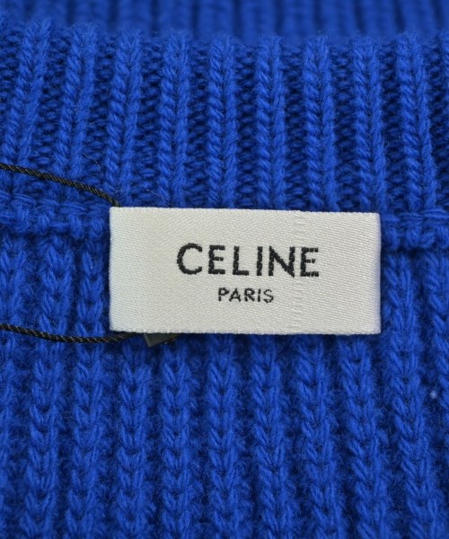 CELINE（セリーヌ）ニット・セーター 青 サイズ:XL メンズ/2200513120136