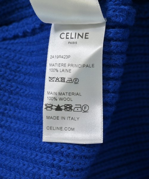 CELINE（セリーヌ）ニット・セーター 青 サイズ:XL メンズ/2200513120136