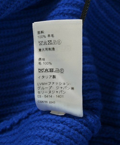 CELINE（セリーヌ）ニット・セーター 青 サイズ:XL メンズ/2200513120136