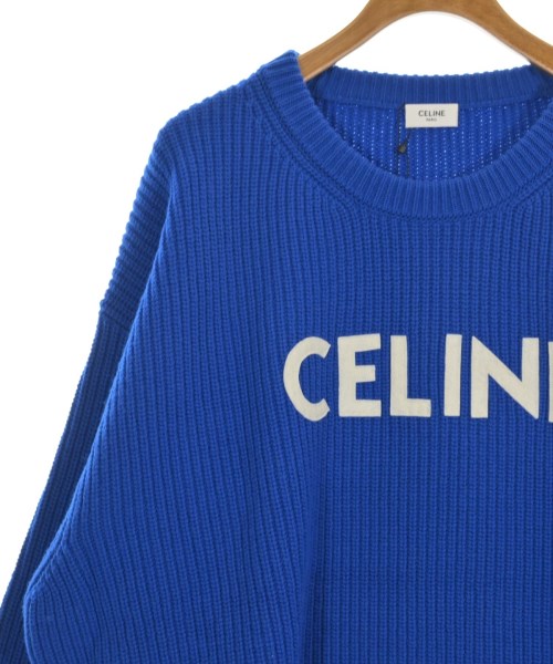 CELINE（セリーヌ）ニット・セーター 青 サイズ:XL メンズ/2200513120136