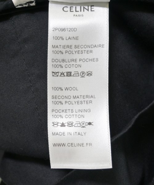CELINE（セリーヌ）スラックス 黒 サイズ:50(XL位) メンズ/2200513120150
