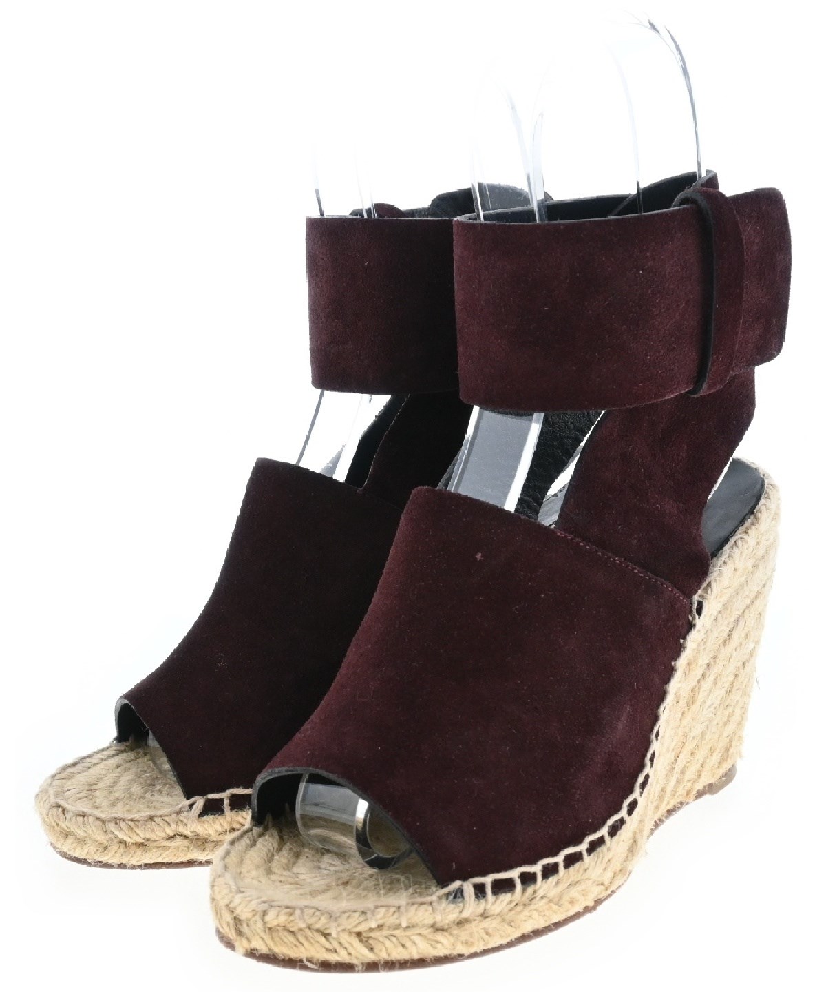 CELINE（セリーヌ）サンダル 赤 サイズ:EU35(21.5cm位