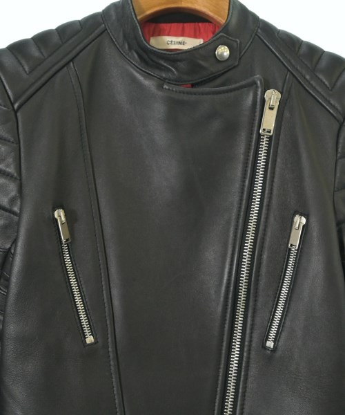 CELINE（セリーヌ）ライダース 黒 サイズ:34(XXS位) レディース/2200634767012