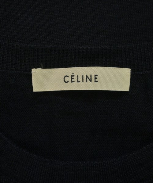 CELINE（セリーヌ）ニット・セーター 紺 サイズ:S レディース/2200634767081