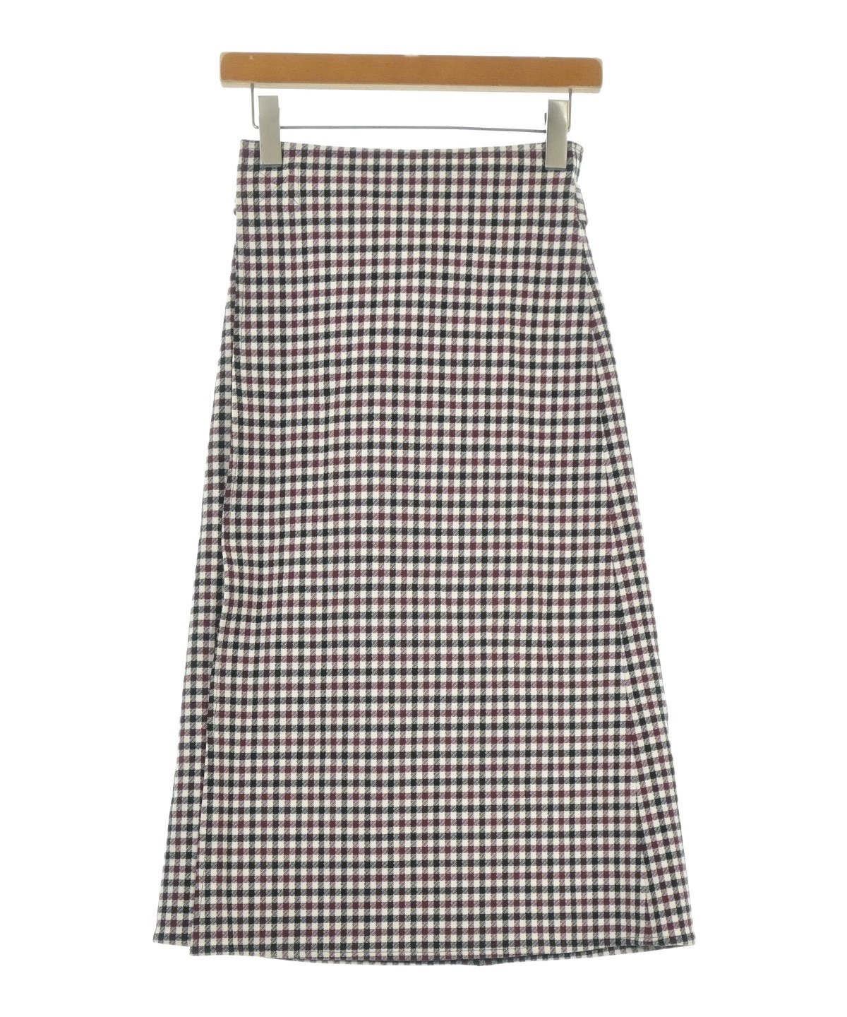 CELINE セリーヌ　シルク100% 膝丈スカート　フリル　フランス製 CELINE（セリーヌ）ひざ丈スカート 黒 サイズ:F レディース