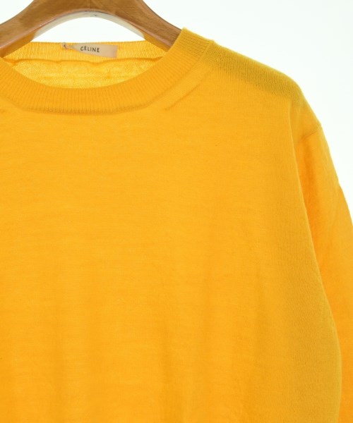 CELINE（セリーヌ）ニット・セーター 黄 サイズ:XS レディース/2200634770166