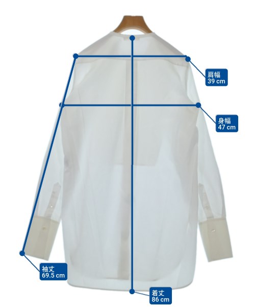 CELINE（セリーヌ）カジュアルシャツ 白 サイズ:38(S位) レディース/2200634770319