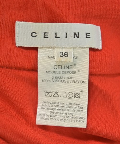 CELINE（セリーヌ）ワンピース 赤 サイズ:36(XS位) レディース/2200632205028