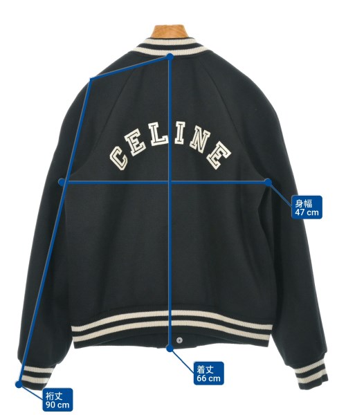 CELINE（セリーヌ）ブルゾン 黒 サイズ:48(L位) メンズ/2200635355027