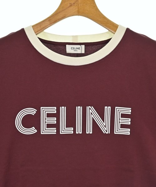 CELINE（セリーヌ）Tシャツ・カットソー 赤 サイズ:M メンズ/2200635550026