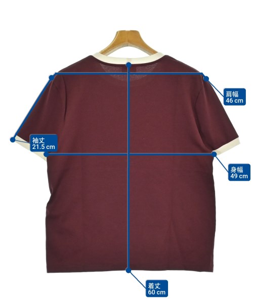 CELINE（セリーヌ）Tシャツ・カットソー 赤 サイズ:M メンズ/2200635550026