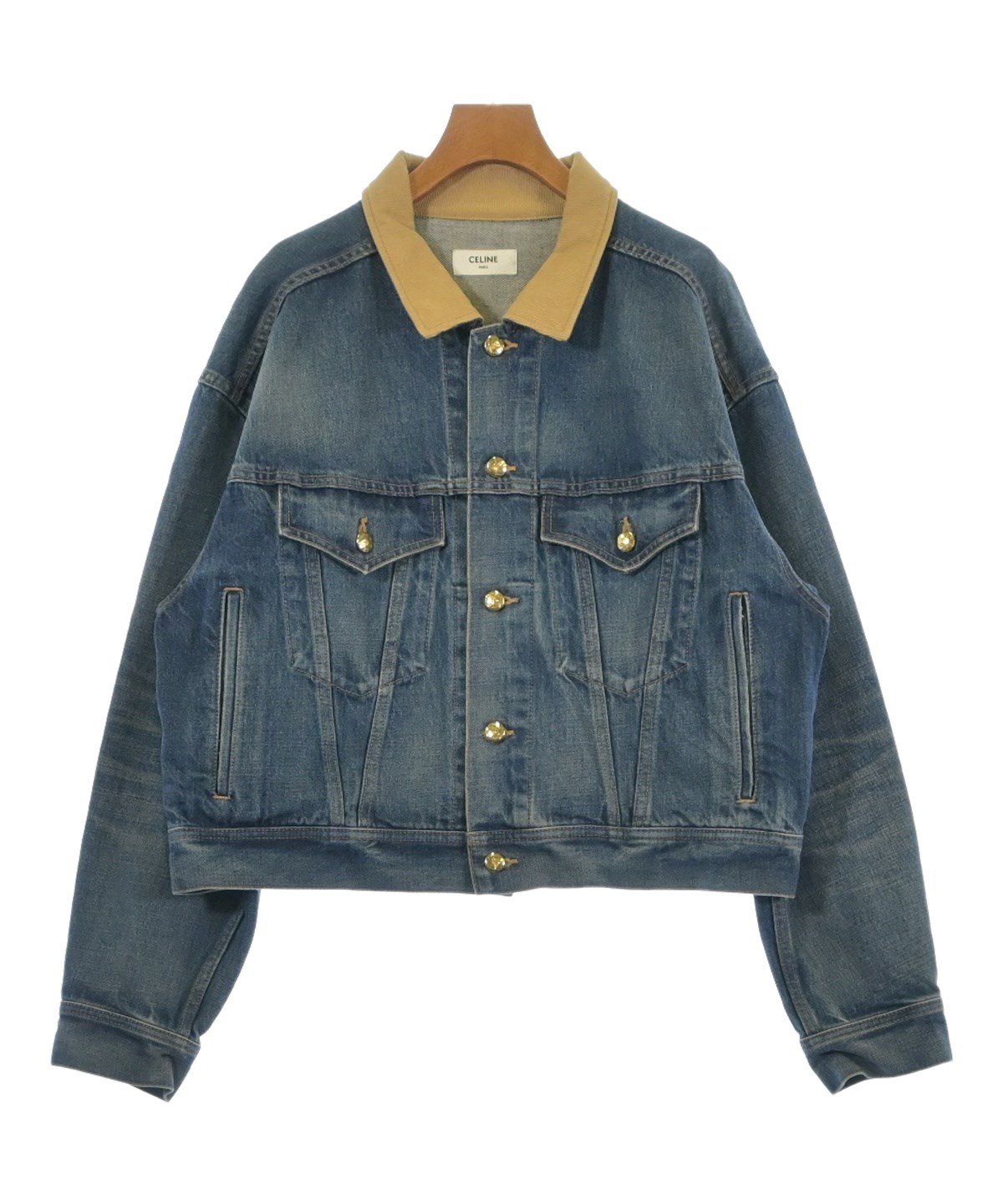 CELINE（セリーヌ）デニムジャケット 紺 サイズ:M レディース