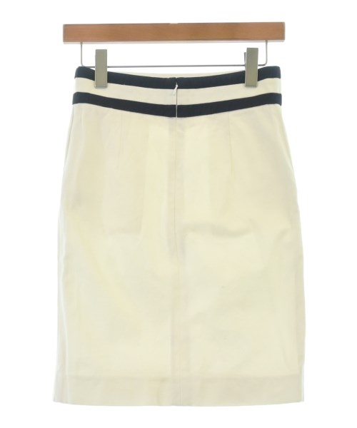 CELINE（セリーヌ）ひざ丈スカート 白 サイズ:34(XXS位) レディース/2200636160057