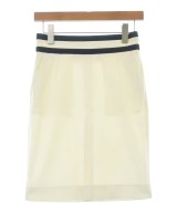 CELINE（セリーヌ）ひざ丈スカート 白 サイズ:34(XXS位) レディース/2200636160057