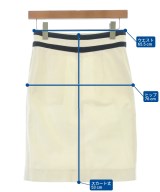 CELINE（セリーヌ）ひざ丈スカート 白 サイズ:34(XXS位) レディース/2200636160057