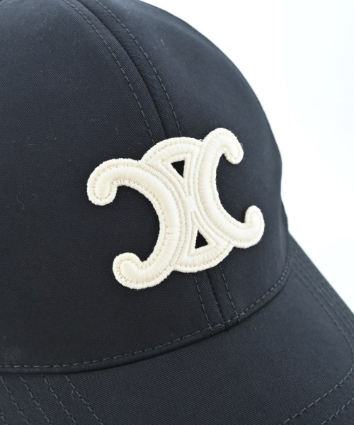 CELINE（セリーヌ）キャップ 黒 サイズ:M レディース/2200636370067