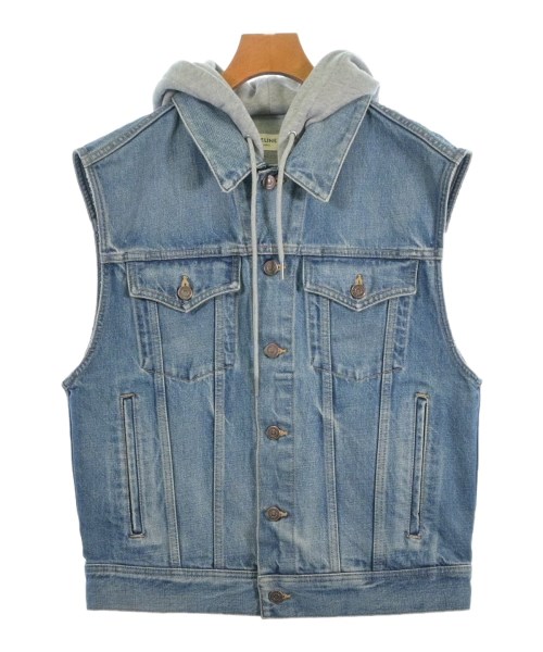 CELINE（セリーヌ）デニムジャケット 青 サイズ:M レディース/2200635592095