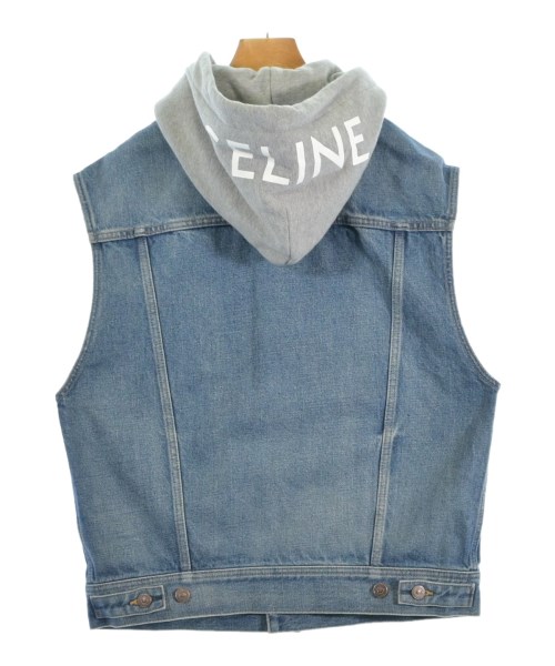 CELINE（セリーヌ）デニムジャケット 青 サイズ:M レディース/2200635592095