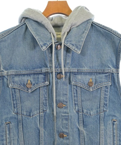 CELINE（セリーヌ）デニムジャケット 青 サイズ:M レディース/2200635592095