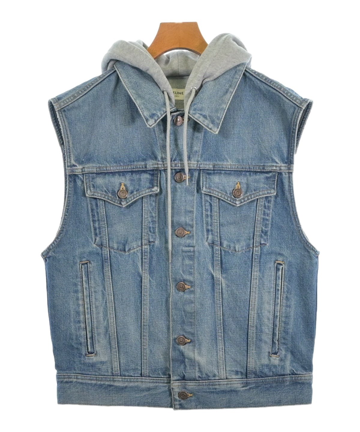 CELINE（セリーヌ）デニムジャケット 青 サイズ:M レディース
