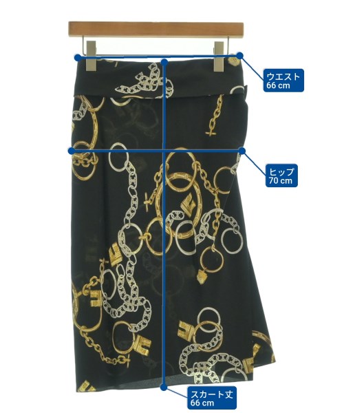 CELINE（セリーヌ）ロング・マキシ丈スカート 黒 サイズ:38(S位) レディース/2200635242075