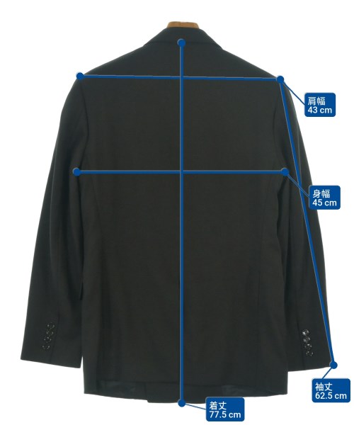 CELINE（セリーヌ）テーラードジャケット 黒 サイズ:46(M位) メンズ/2200637131018