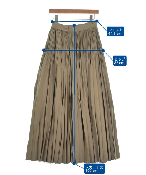 CELINE（セリーヌ）ロング・マキシ丈スカート ベージュ サイズ:-(M位) レディース/2200638331103