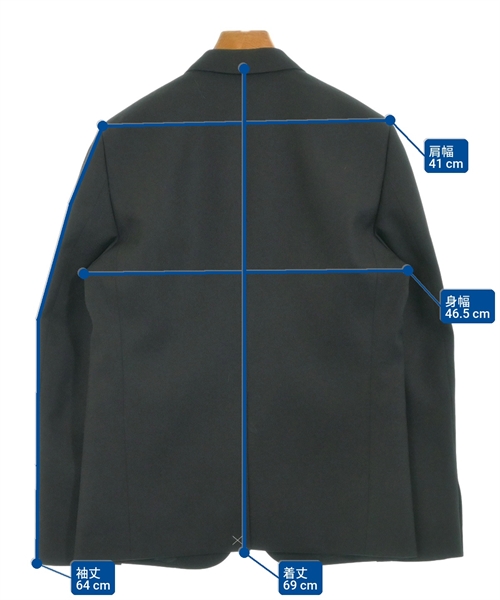 CELINE（セリーヌ）テーラードジャケット 黒 サイズ:46(M位) メンズ/2200201500011