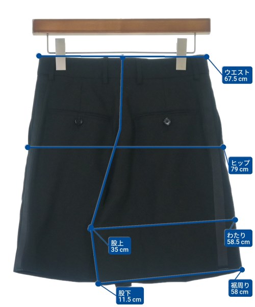 CELINE（セリーヌ）ショートパンツ 黒 サイズ:36(XS位) レディース/2200637736039