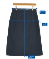 CELINE（セリーヌ）ひざ丈スカート 紺 サイズ:38(S位) レディース/2200638870046