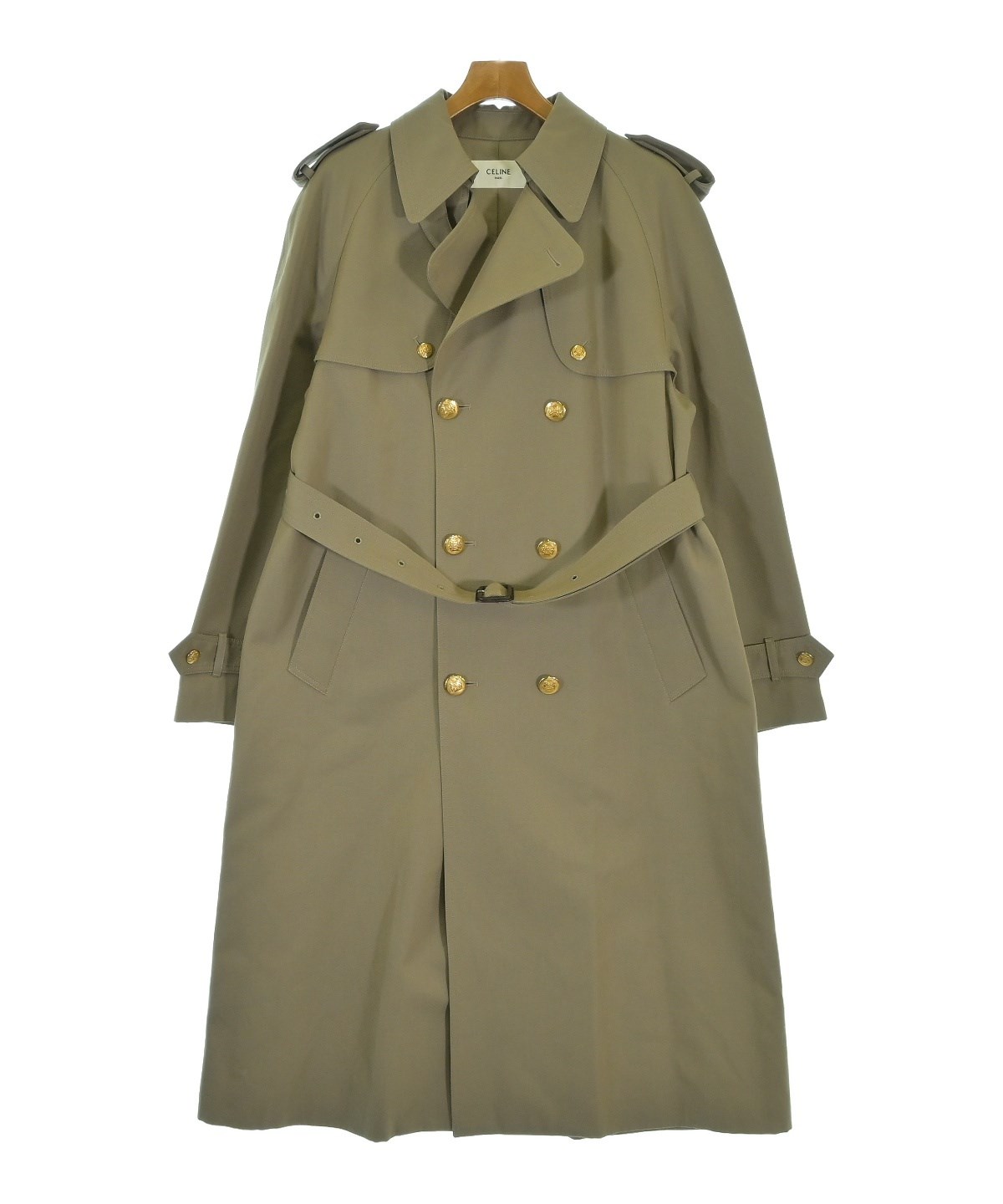 CELINE ベージュ クラシックトレンチコートサイズ CELINE（セリーヌ）トレンチコート ベージュ サイズ:40(XS位) メンズ